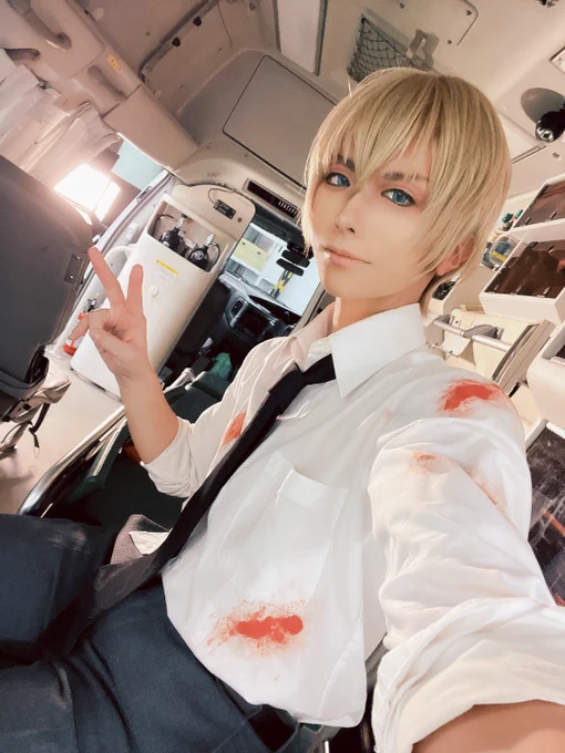 cosplay / DC降谷  搬送されて 入院しました