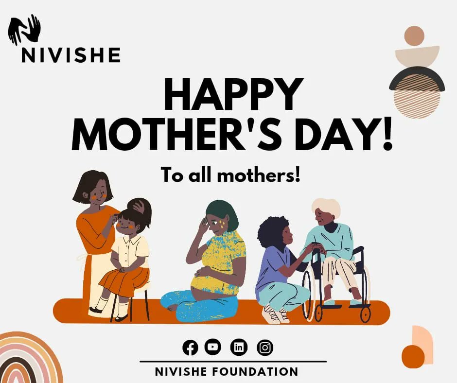 Happy mother's day from nivishe foundation and thank you for always supporting mothers
@NivisheF 
#MothersDay 
#CelebratingMotherhood 
#Teenmothers 
#nivishefoundation