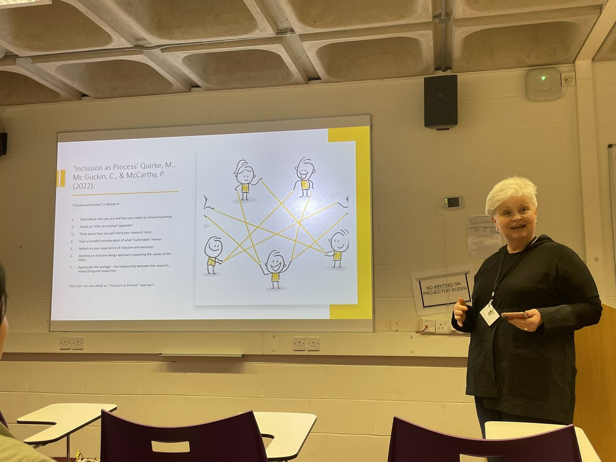 CiaraMW9's tweet photo. @msmaryquirke @conormcguckin @mccartpm @SarahACoughlan @BarbaraRingwoo1 #InclusionAsProcess - fantastic workshop folks! Such a great blend of perspectives from  @SarahACoughlan &amp; @BarbaraRingwoo1 - and of course from the one and only “Roadblock #1” 😂 @mccartpm. @esther_m_g_ brilliant to see your work in this space 👏🏻 https://t.co/YhtUApN93S