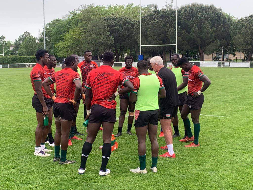 UPDATE:

#Kenya7s beat the USA 19-0 in their 13th place semi-final at the #France7s.

Shujaa will face Japan in the 13th place final at 16:16 EAT.

#seanknows