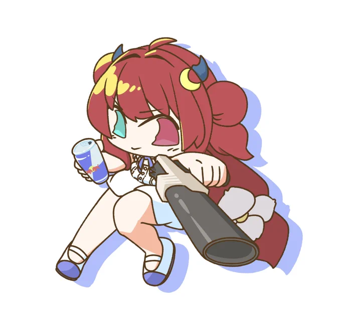 ロアちゃんZAPでエナドリ  ロアちゃんエナドリ飲んでる〜? ロアちゃんが好きなZAPはエナドリ屋さん開いたりできるけどロアちゃんの好きな武器に違う好きが組み合わされるとは3が出るまで思わんかったよね ロアちゃんの今おすすめエナドリあったら教えて  ロアちゃんに美味しいエナドリを〜  #ロアート