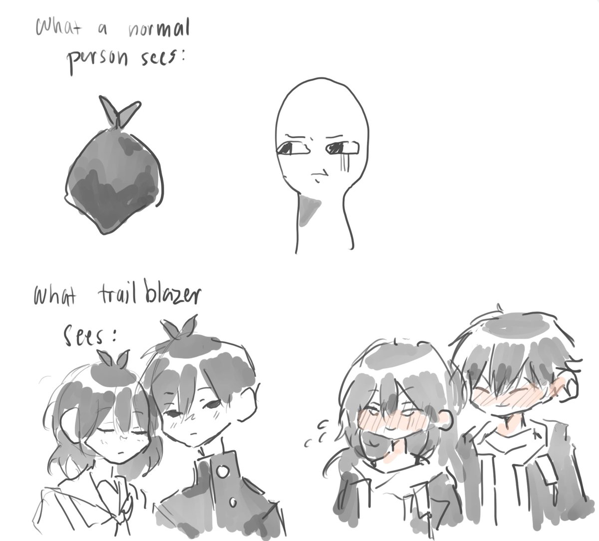 chlath_'s tweet image. yh im convinced 

#Trailblazer #HonkaiStarRail #trashbag #Doodles