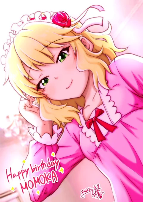 「ちゃママァ…バブッ」  桃華ちゃまの誕生日の時に描いたイラストでしてよ。   #母の日 #櫻井桃華