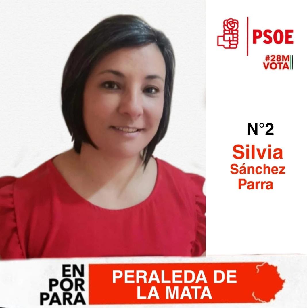 PSOEperaleda's tweet photo. CONOCE NUESTRA LISTA 📝🌹
Estos son los candidatos a las elecciones del próximo 28m en Peraleda de la Mata ❤️

3° Diego Zamora Sánchez 
2° Silvia Sánchez Parra
1° Gustavo Sánchez Blázquez 

#NosImportaPeraledadelaMata https://t.co/gXNkFfsBqr