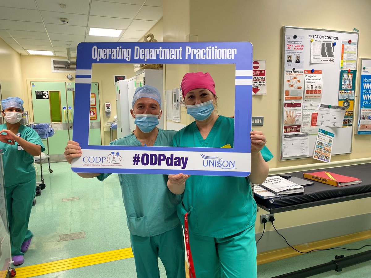 It's #ODPDay - a day we take the opportunity to thanks our incredible team of Operating Department Practitioners ODPs play a vital role in our #theatres; without them our surgery operations would not be possible Thank you all!