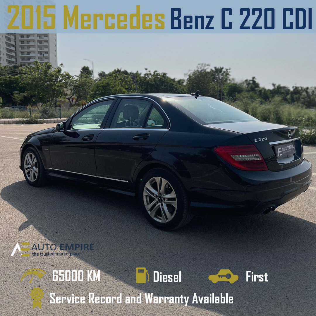 autoempireindia's tweet photo. 2015 Mercedes Benz C 220 CDI AT
Owner First
Driven 65000
Price 11.85 L
Call Us @ 8800292405

📍Google Maps: https://t.co/oJ6VY0HoD1

#autoempire #autoempireindia #MercedesBenz #Mercedes #UsedMercedesBenz #PreownedMercedesBenz #UsedMercedes #MercedesCars #UsedMercedesBenzCar #Benz https://t.co/VPXF0lQNEy