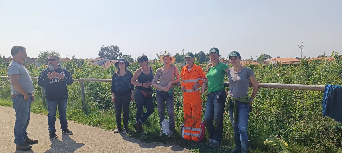 Frionjeff's tweet photo. La forêt de la Fontaine a eu le droit à du paillage ce matin. La paille sert à nourrir et à garder de la fraîcheur sur la période d'été.
Bravo aux bénévoles et à l'association. https://t.co/2pXvLwbFX4