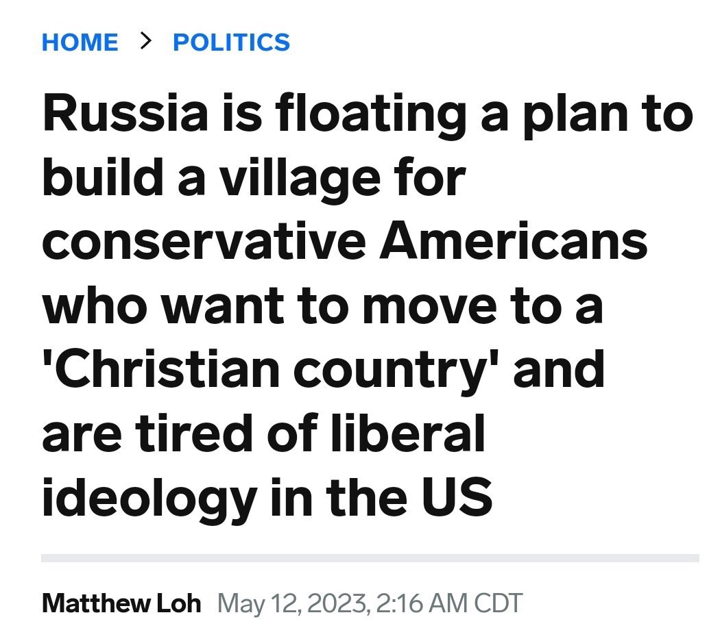 williamlegate's tweet image. Russia is building their own Jonestown for Trump supporters 🤣