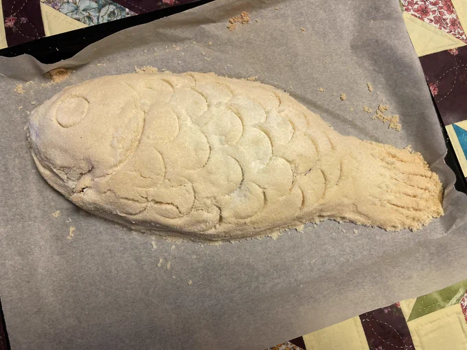 鯛はずっとやってみたかった塩釜焼き!そして鯛とシマアジのお刺身〜