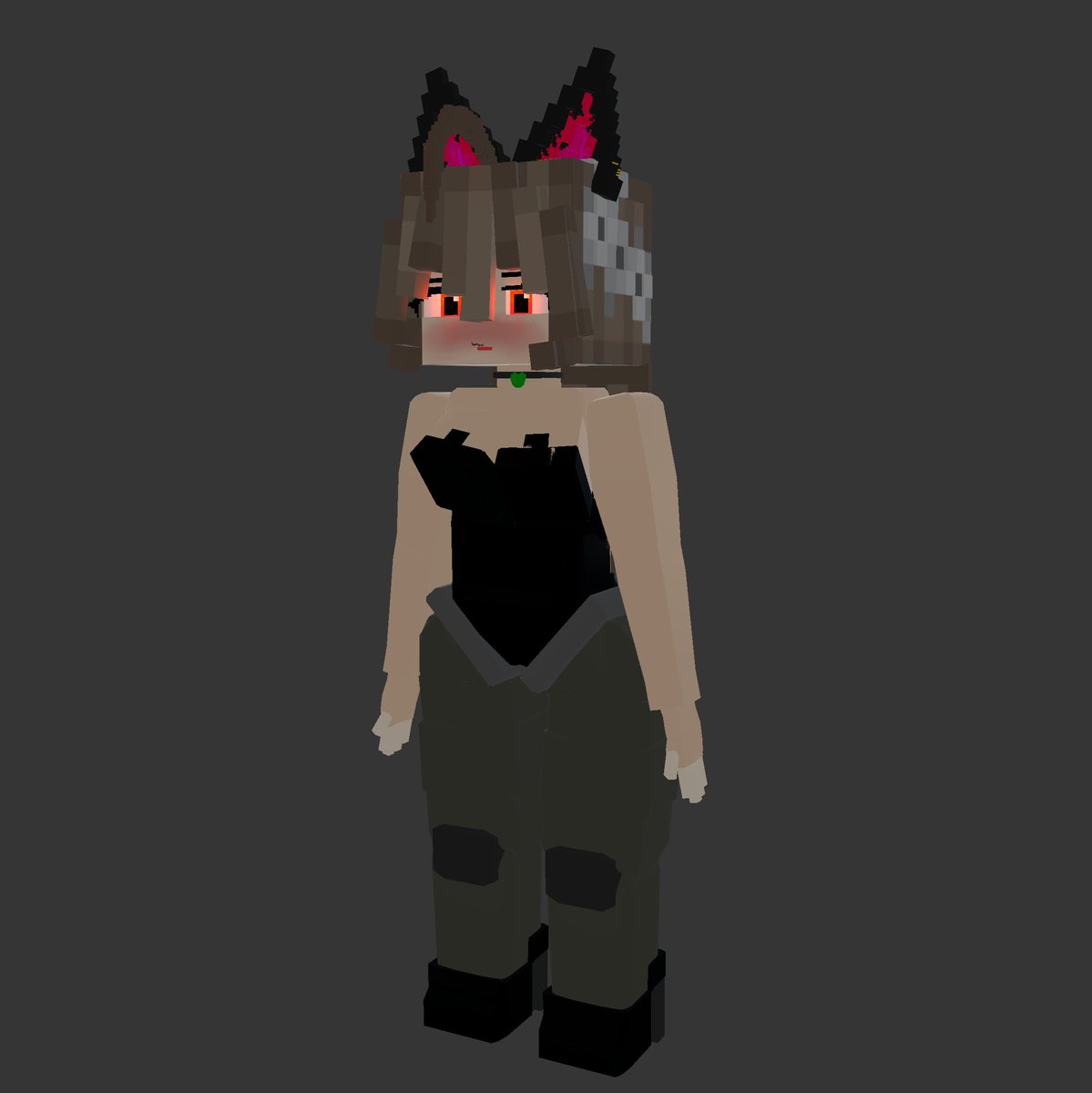 SpidertankD's tweet photo. 🤔 how does she looks?
i used 3 rigs in this one
arms from barkaks
body from my rig which i copied from ..... i dont remember him 
and the head and tail of @WolftailOwo 

#prisma3D
#minecraft
#prisma3DMinecraft
#minecraftRig
#MinecraftRender
#prisma3Rig
#Prisma3DMinecraftRender https://t.co/zV1ivy8SxM