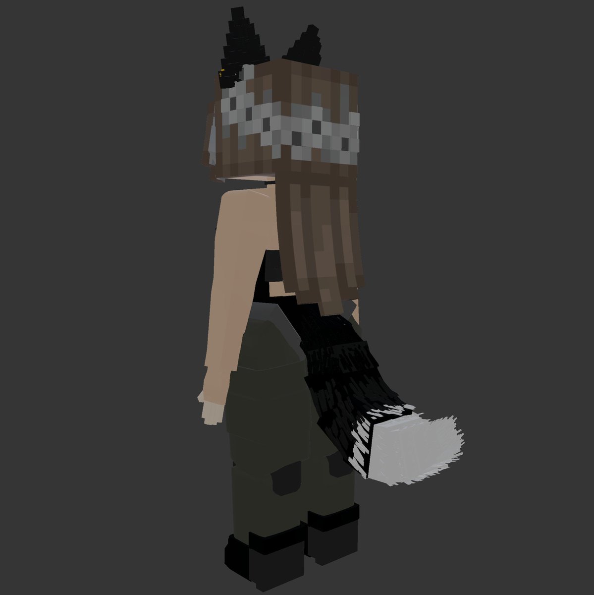 SpidertankD's tweet photo. 🤔 how does she looks?
i used 3 rigs in this one
arms from barkaks
body from my rig which i copied from ..... i dont remember him 
and the head and tail of @WolftailOwo 

#prisma3D
#minecraft
#prisma3DMinecraft
#minecraftRig
#MinecraftRender
#prisma3Rig
#Prisma3DMinecraftRender https://t.co/zV1ivy8SxM