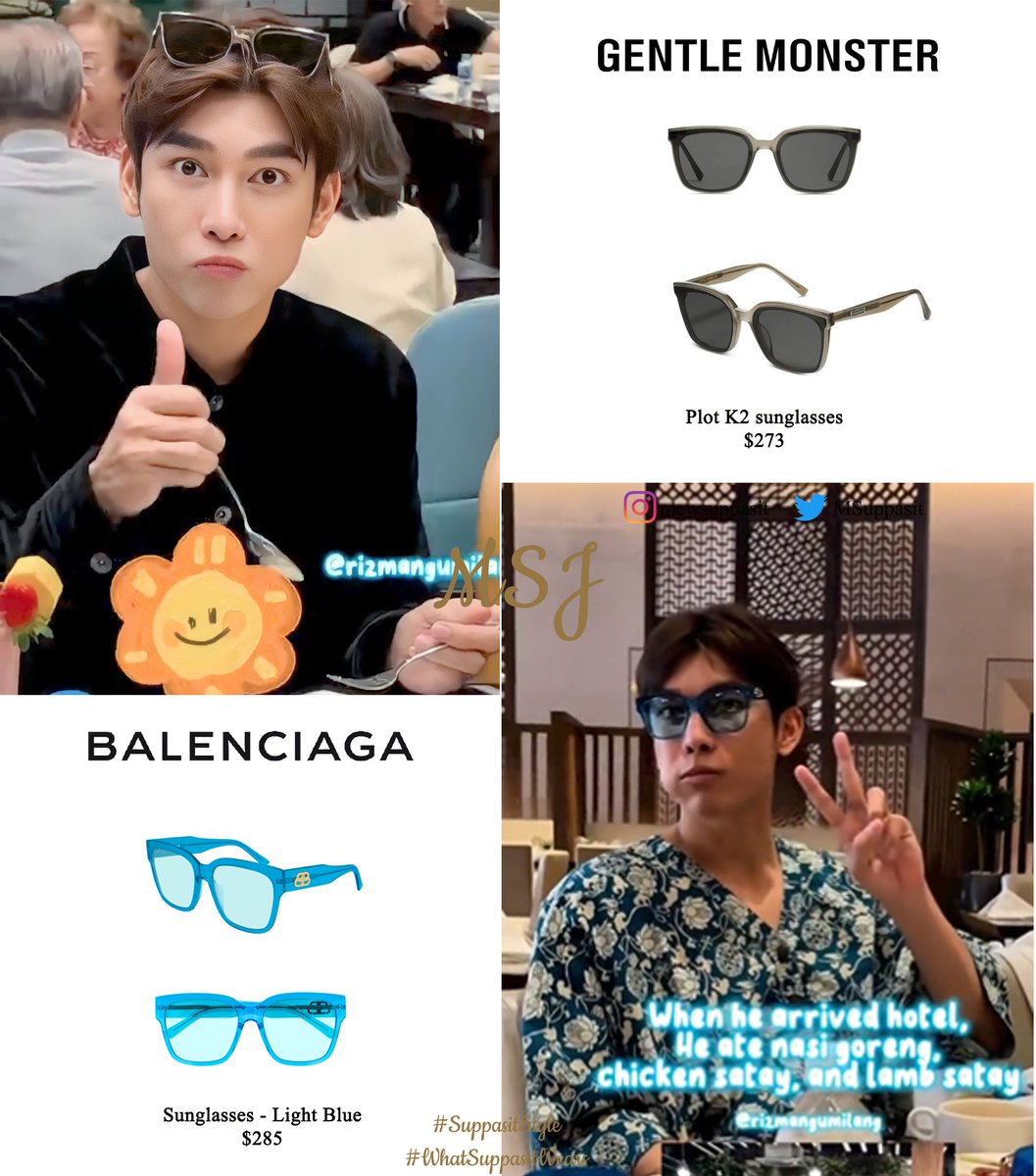 SuppasitStyle's tweet photo. When: 05/12/2023  
Where: #1stMewJKT (Indonesia, Jakarta) 
What: @/balenciaga @_GentleMonster_ 
Tags: #MewMyUniverse 

#mewsuppasit @msuppasit

#SuppasitStyle #WhatSuppasitWears https://t.co/NMErefVb59