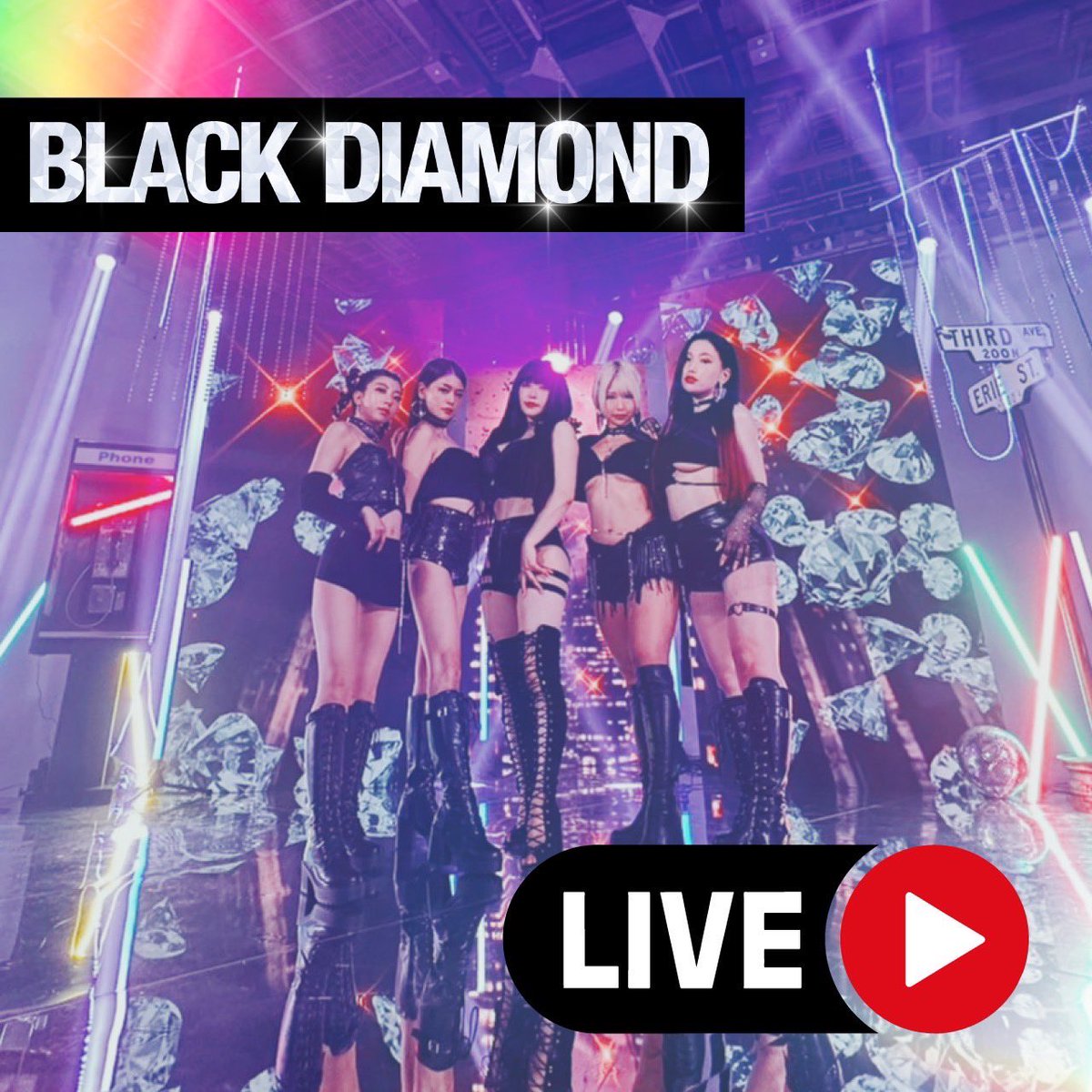 5/17 ショーケースまであと3日！

＜BLACK DIAMOND DEBUT SHOWCASE LIVE in Zepp Haneda＞
全世界無料配信
YOUTUBE LIVEのURLが決定しました。
↓↓↓

https://t.co/95QupyEY3v

会場に来れない方はこちらをチェック！！
※19時スタートとなっていますが、会場都合により遅れる可能性あります。

#BDZeppHaneda