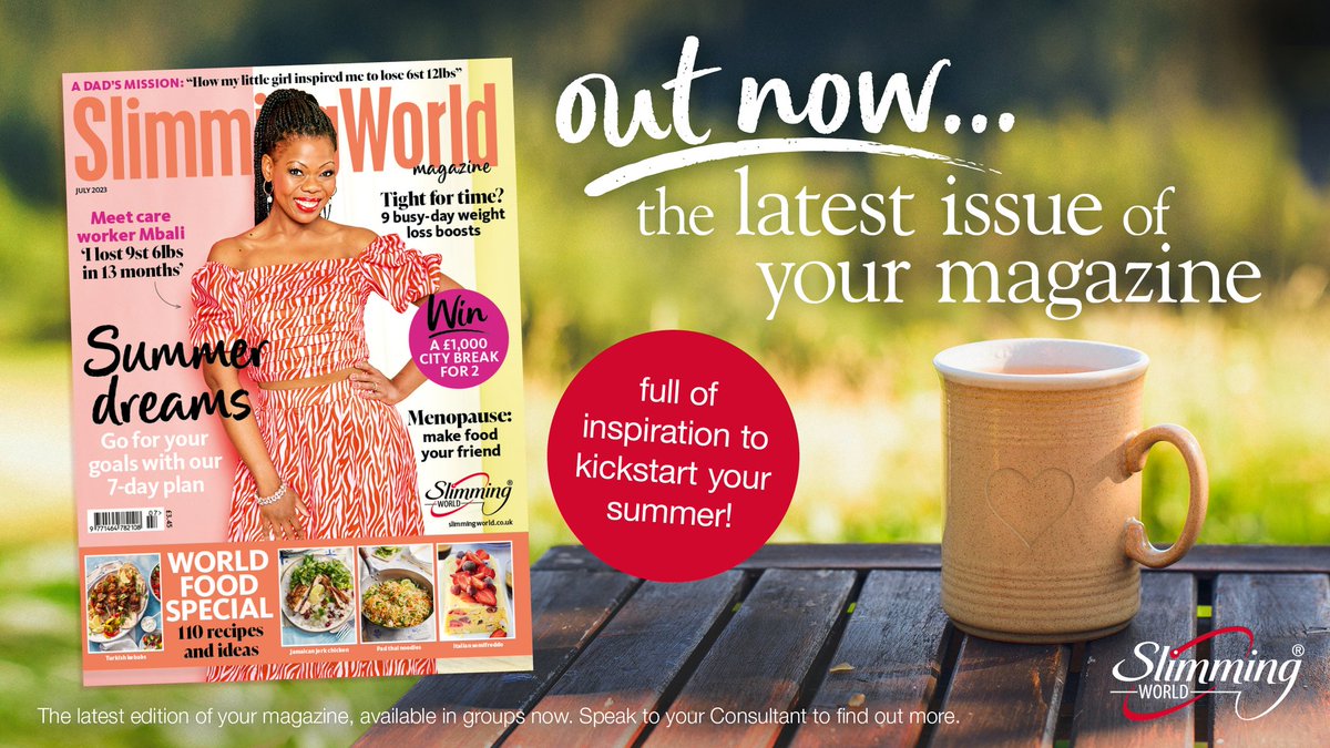 The latest issue of #SWMagazine is now available, and I’ve saved a copy just for you 🤗. Come along to one of my groups at Acton this week, collect your newest issue and discover the beauty of #SlimmingWorld 💗✨