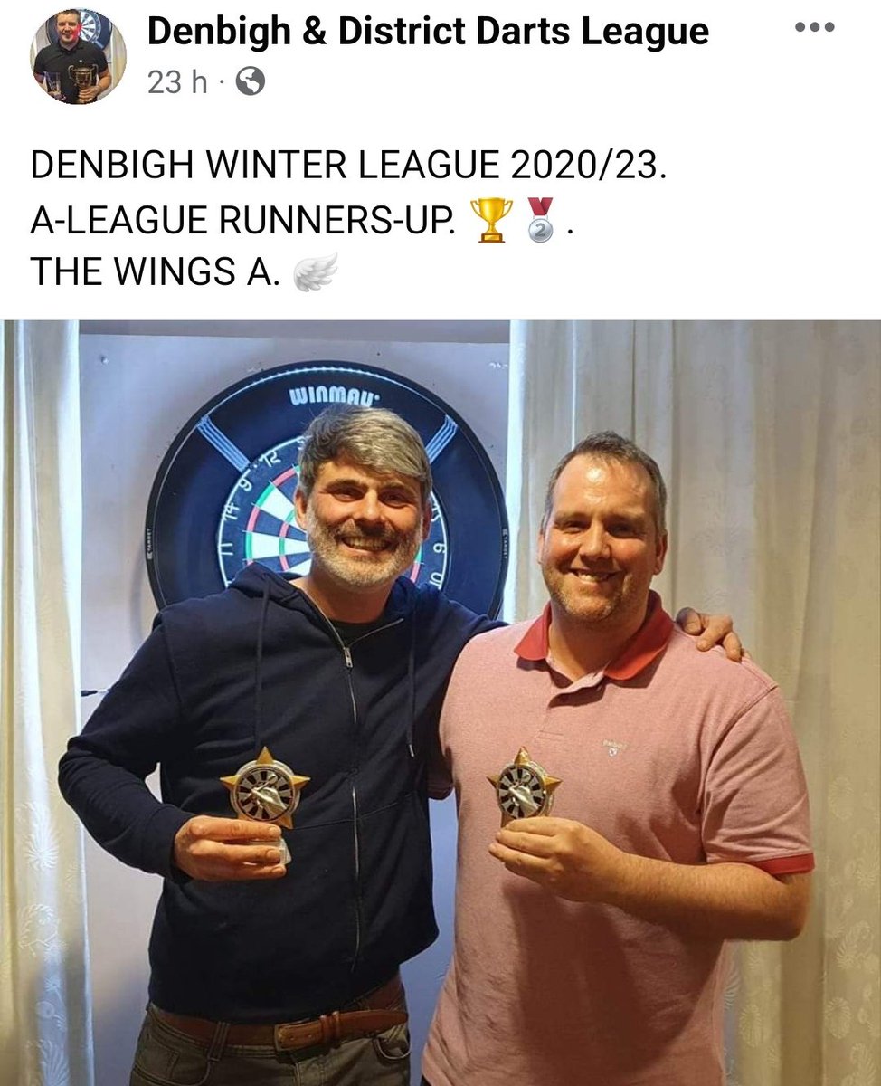 Denbigh & District darts league. 🏴󠁧󠁢󠁷󠁬󠁳󠁿🎯 (@denbighdarts) on Twitter photo 