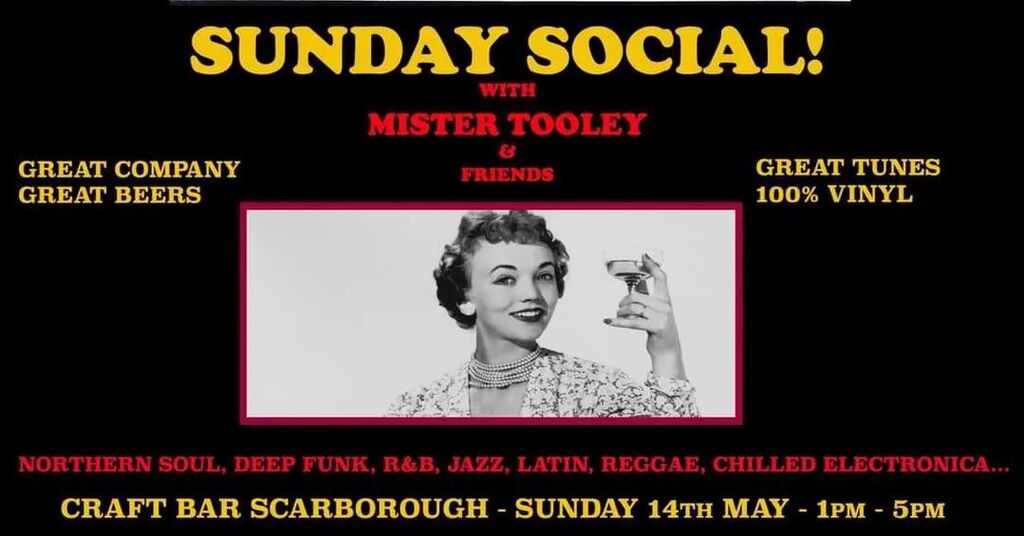 TheCraftBarUK's tweet photo. It's certainly a Sunday FUNDAY today ! The fabulous MR TOOLEY is spinning the Dec's today ! With some brilliant friends of his ! 

Kicking off at 1pm !!

Super talented MARK STANLEY will be joining us afterwards ! https://t.co/H1SAVc7B3E https://t.co/uyNt2etq9b