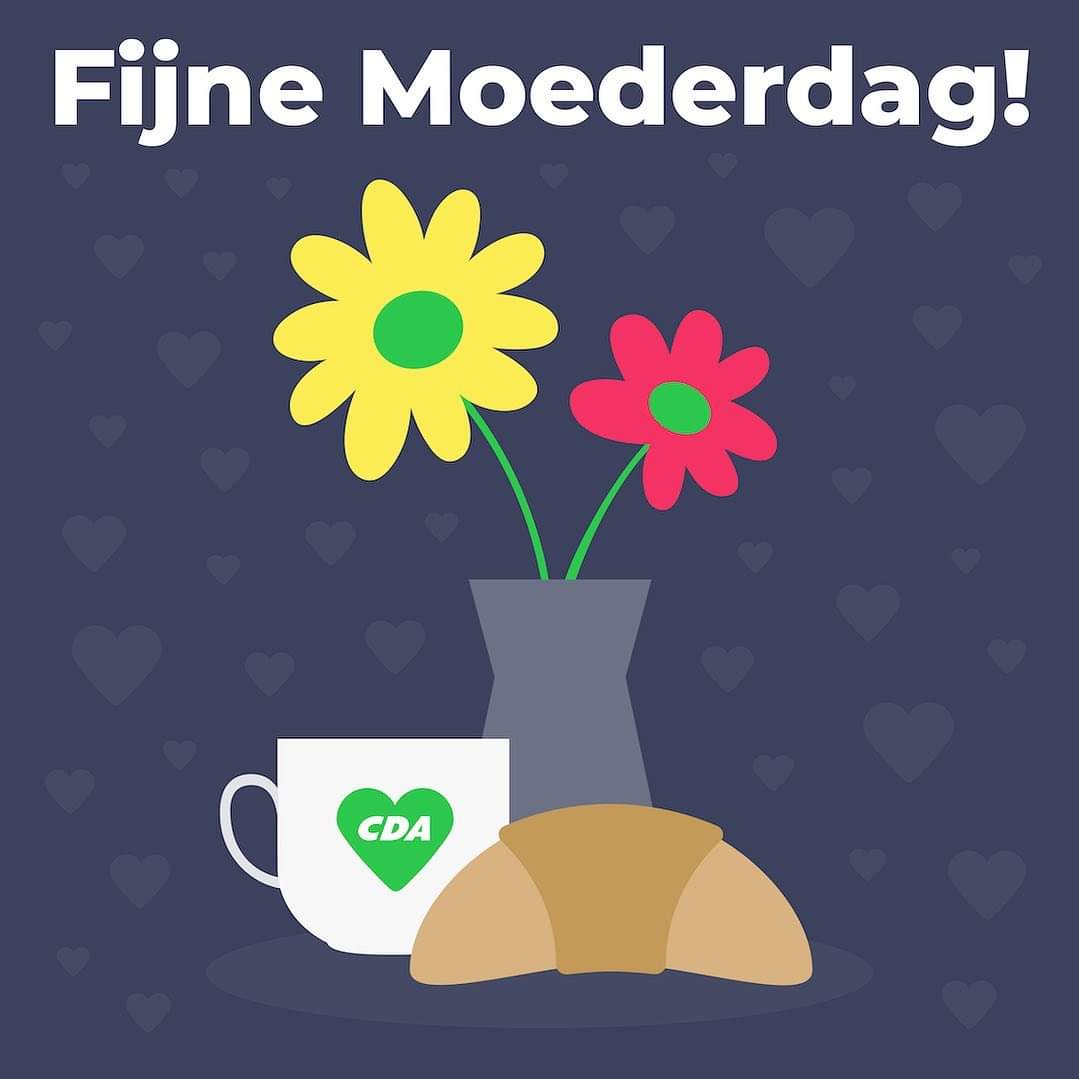 Vandaag is het moederdag. Laten we extra lief zijn voor alle moeders en denken aan degenen voor wie deze dag wat moeilijker is. 🩷