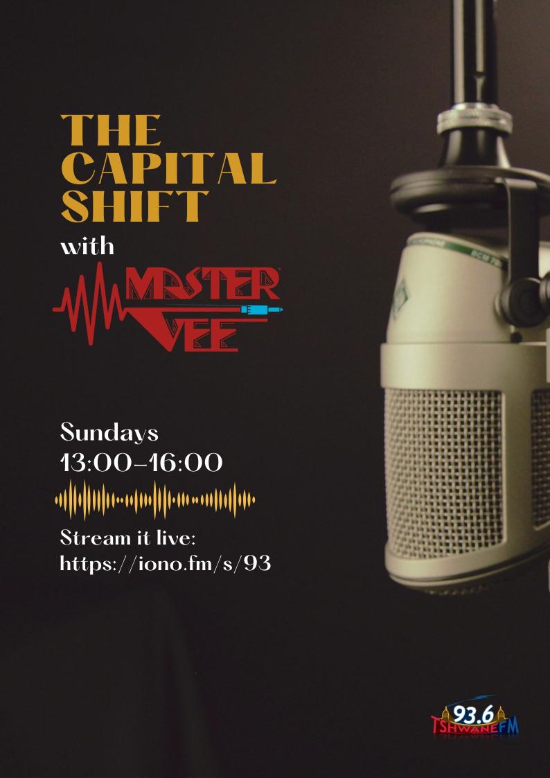 TshwaneFm936's tweet photo. Welcome to the Home of Smooth, Soulful &amp; Alternative Sounds being called #TheCapitalShift

Coming up
• Sharing Lunch 🍱
• Record Chamber 🎶
• Lounge Avenue 🎚

@MasterVeeSA is your Lunch-time Companion from 1-4pm...

93.6FM | https://t.co/pN91f08jh7

#936Weekends 
#Adiremzala https://t.co/O05N3lucjX