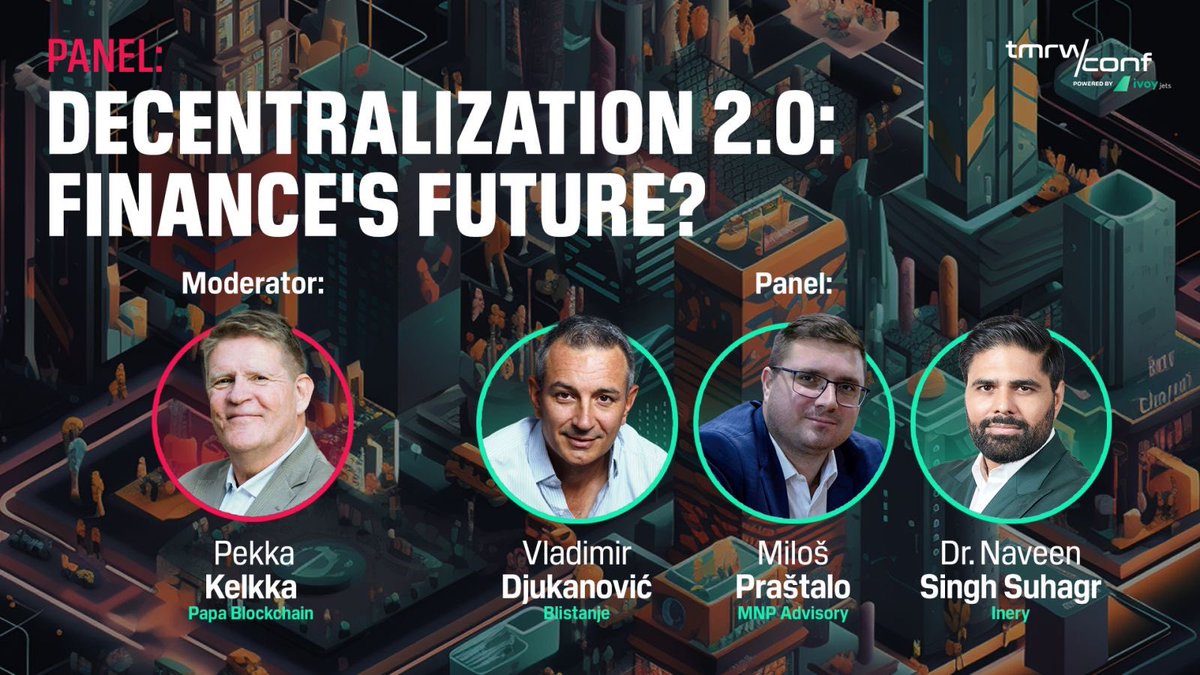 [AGENDA FOR TODAY] Join us for an enlightening discussion! 🚀 

See you TODAY at Štark Arena 👩🏻‍🚀