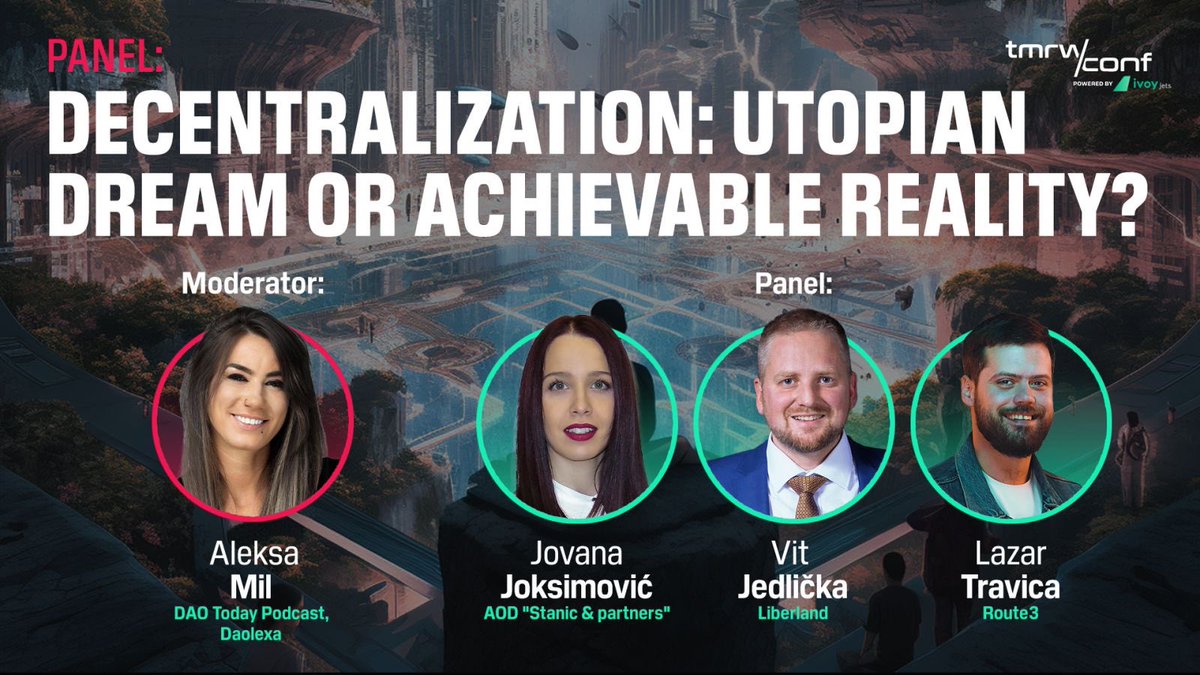 [AGENDA FOR TODAY] Join us for an enlightening discussion! 🚀 

See you TODAY at Štark Arena 👩🏻‍🚀