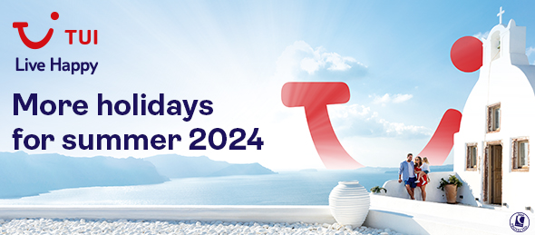 Bigger choice. Greater flexibility. Better value. 

<a href="/TUIUK/">tuiuk</a> have just added 30,000 extra holidays from Bournemouth Airport for summer 2024, making it even easier for you to fly from your local airport. 

That’s 30,000 more ways to Live Happy.

T&amp;C's apply.