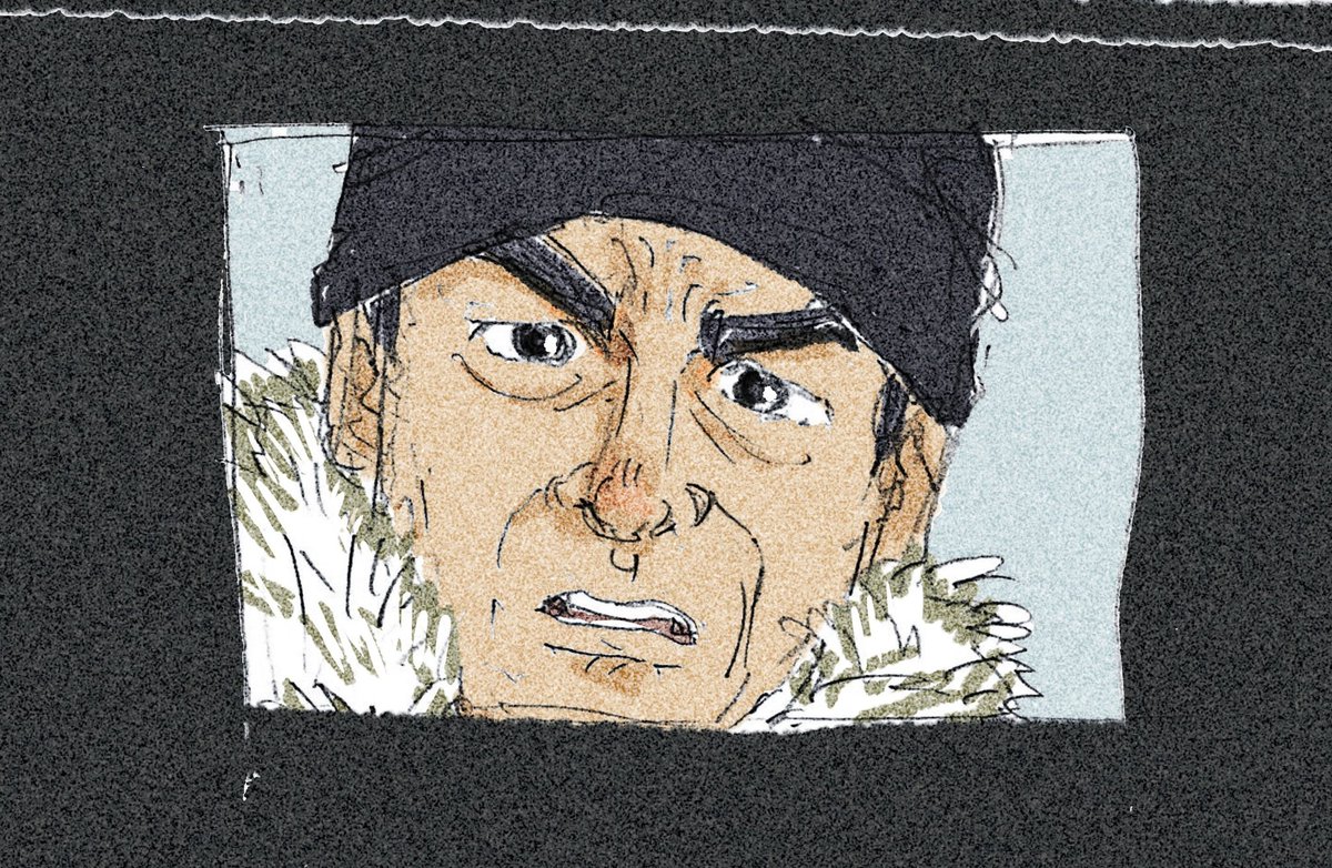 先日テレビをつけたらやっていた南極物語の高倉健さんが「ウオー！」て言う前

#1日1絵 https://t.co/FdUvSuVLqD