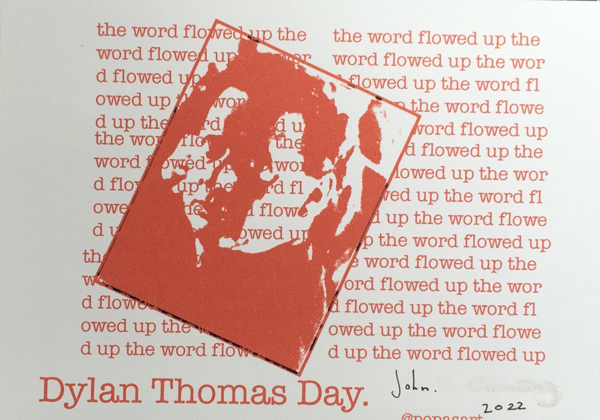 Dylan Thomas Day #DylanDay