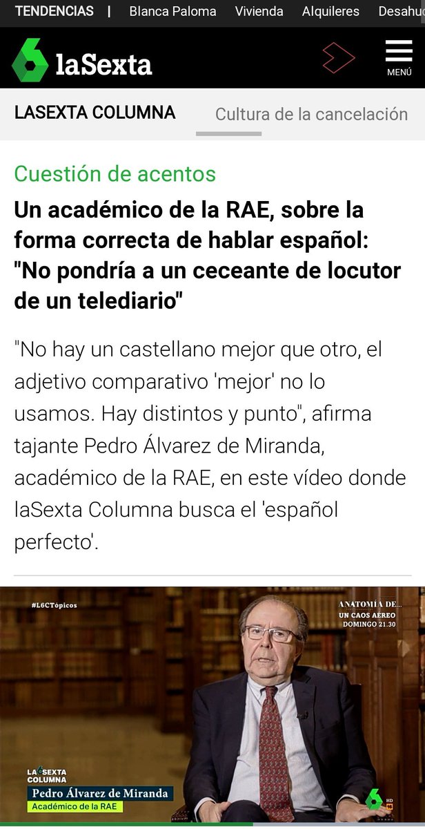 Gracias por evidenciar sus prejuicios y el supremacismo castellano sobre mi  lengua materna, el andaluz. Ahora espero que muchos andaluces y andaluzas dejen de hacerles el juego a esta gente que nos sigue considerando un pueblo menor, inculto, una colonia en todos los sentidos.