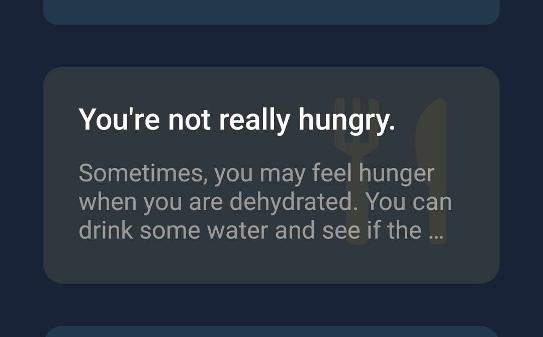 Omg my fasting app right when i opened it???