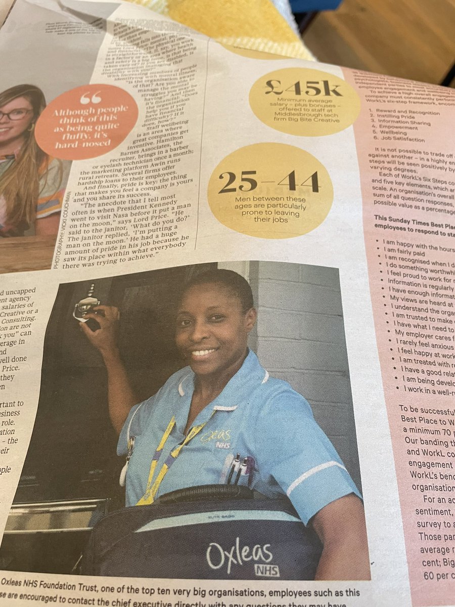 Sales of the Sunday times have been up today! How lovely to see one of our amazing nurses doing us proud 😍