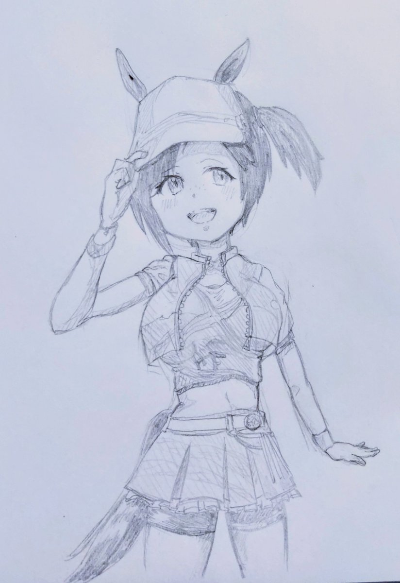 ウマ娘「ウマ娘きっかけで再び絵を描くようになり、一年が経ってました。 1枚目:2022年」|アヅキ🎨4/16ダービーガールズ8のイラスト