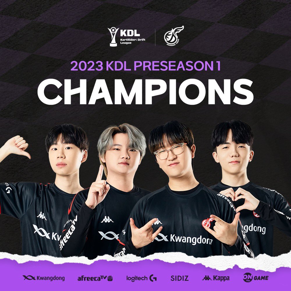 KDF_Kartrider's tweet photo. [2023 KDL Preseason 1]

KDL 첫 우승이자 광동 프릭스의 첫 양대우승✨
리브 샌드박스와의 KDL 프리시즌 1에서 승리하며, 우승을 하게 되었습니다!
간절히 바랐던 우승의 순간, 팬분들의 응원 덕분에 이뤄낼 수 있었습니다. 항상 응원해주셔서 감사합니다.

#GOKDF #KDFWIN #BITEIT #ONTHEGAME https://t.co/LCjLWxxqWN