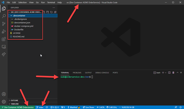 go4agile's tweet photo. "Creating a Dev Container for TypeScript and VS Code - Part 2" covers topics such as creating a console app, a web, removing version prefixes in package.json, upgrading all npm package with a single command https://t.co/LUySNY0N0H #SoftwareEngineering #Docker #TypeScript https://t.co/WzixIdUcju