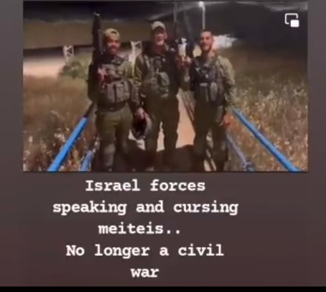GulagLobbyist's tweet photo. The Joo is now supplying Rebels killing Hindus in Manipur . 
The Joo plans to fund the war in our backyard. 
Hondu Nashunalists will still write threads defending Israel. 
The Joo will eat India if you don't punish them in NE . 

> This is a clown timeline https://t.co/9iOenKPQxu