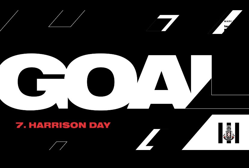 86’ - And it’s 6. Keeper charging around like he’s been up in someone’s lounge all night. Essex police dog squad have been called. Harrison Day with an expert finish into the bottom right. 6-1