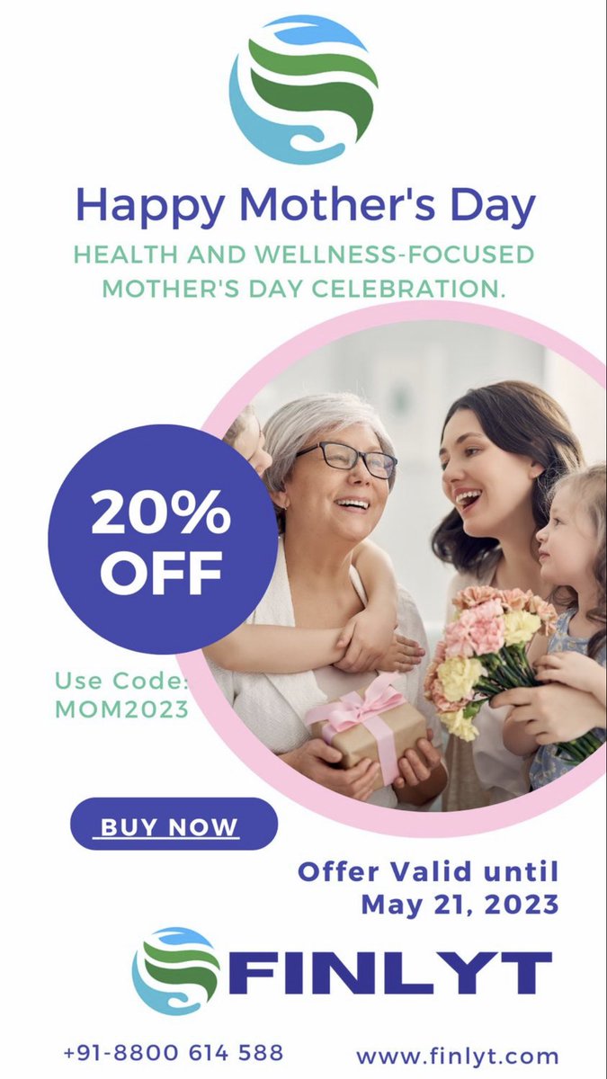 FinlytSolutions's tweet photo. #motherday2023 is traditionally a day to show appreciation for the mothers and mother figures in our lives. This year, why not make it a #health  and #wellness, Getting regular medical checkups and consulting with doctors can help prevent major illnesses and promote good #health https://t.co/WIhELuCQKb