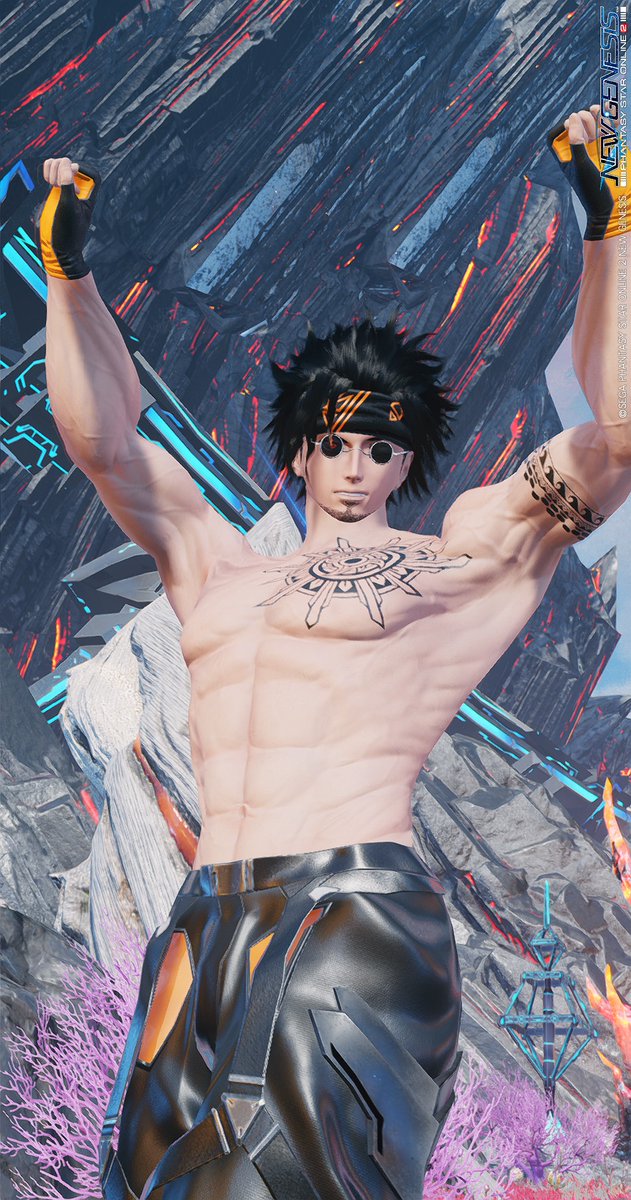 「同じ肉体から作ったとは信じられない… #PSO2NGS」|武良左☃︎のイラスト