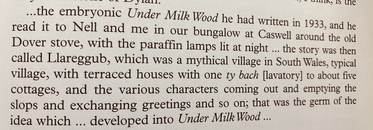 PierreDonahue's tweet image. Dylan Thomas first read an embryonic Under Milk Wood to his friend the socialist greengrocer Bert Trick in his Caswell bungalow in 1933. 90 years later I now live but a few doors away…#DylanDay