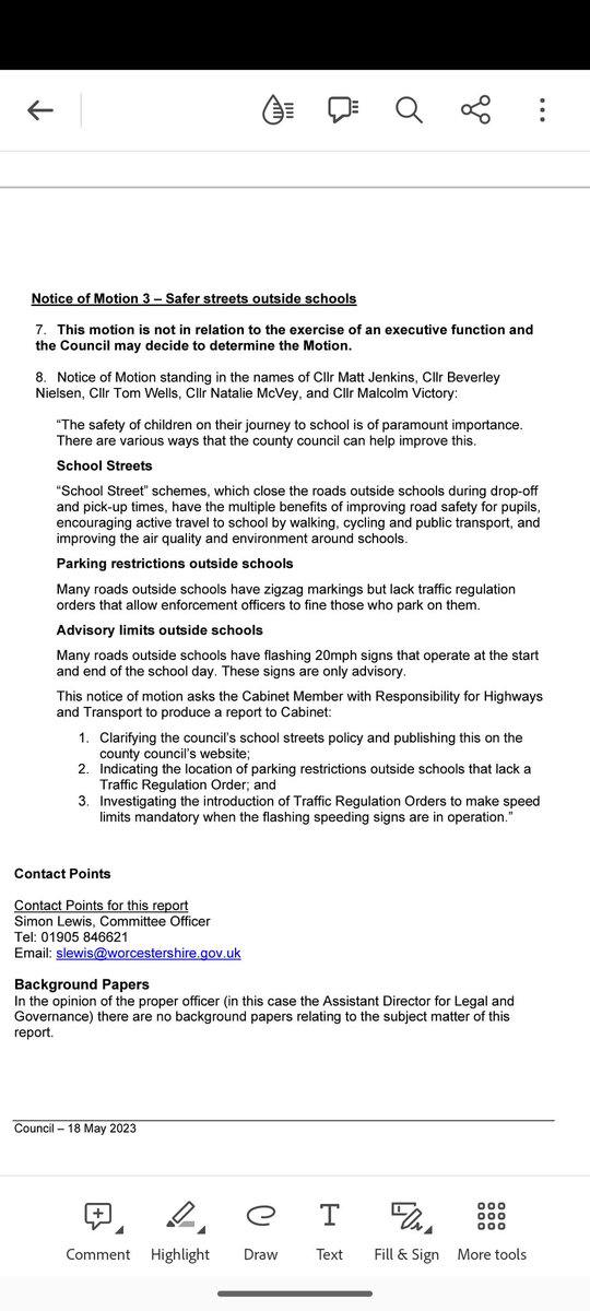 Our Green & Independent Alliance group motion is calling for safer streets outside schools.
This Thursday we are asking @worcscc to clarify their school streets policy, and improve parking and speeding enforcement.
It is #WalkToSchoolWeek so let's help by supporting our call.
