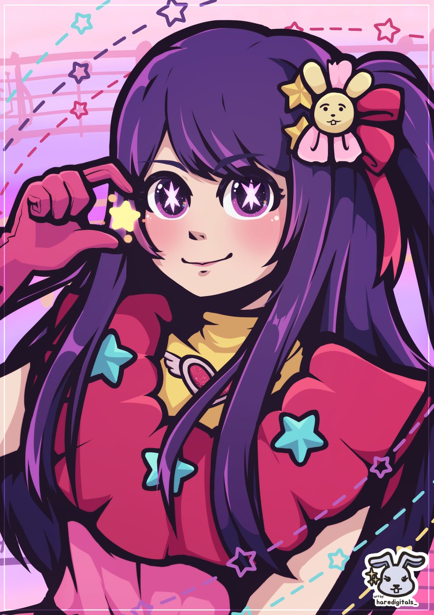あなたのアイドル　サインはB！(づ￣ 3￣)づ chu~

Hoshino Ai from Oshi no Ko!
#OSHINOKO #fanart