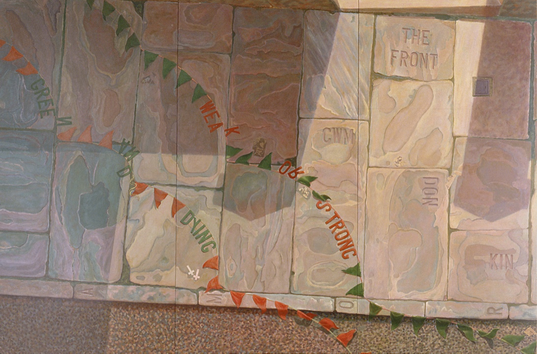 Ceri Thomas (@cerithomasart) on Twitter photo 25 years ago I exhibited <a href="/GlynnVivian/">Glynn Vivian</a> this 244 x 366 cm painting inspired by the words and times of Dylan Thomas and the original stone pavement outside his 5 Cwmdonkin Drive home (where I had lived). And I interviewed his friend the painter Alfred Janes. <a href="/DyddDylanDay/">International Dylan Thomas Day</a> 25 years ago I exhibited <a href="/GlynnVivian/">Glynn Vivian</a> this 244 x 366 cm painting inspired by the words and times of Dylan Thomas and the original stone pavement outside his 5 Cwmdonkin Drive home (where I had lived). And I interviewed his friend the painter Alfred Janes. <a href="/DyddDylanDay/">International Dylan Thomas Day</a>