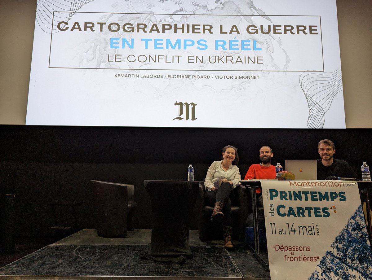 Lea_Cdms's tweet photo. Le printemps des cartes 2023 c'est terminé ! 4 jours de jolies cartes et de conférences très intéressantes avec une team Carthagéo bien représentée. Merci à tous les intervenants pour ces échanges et à @Printemps_carte pour l'organisation. ✨ https://t.co/PJgOAgfBUy