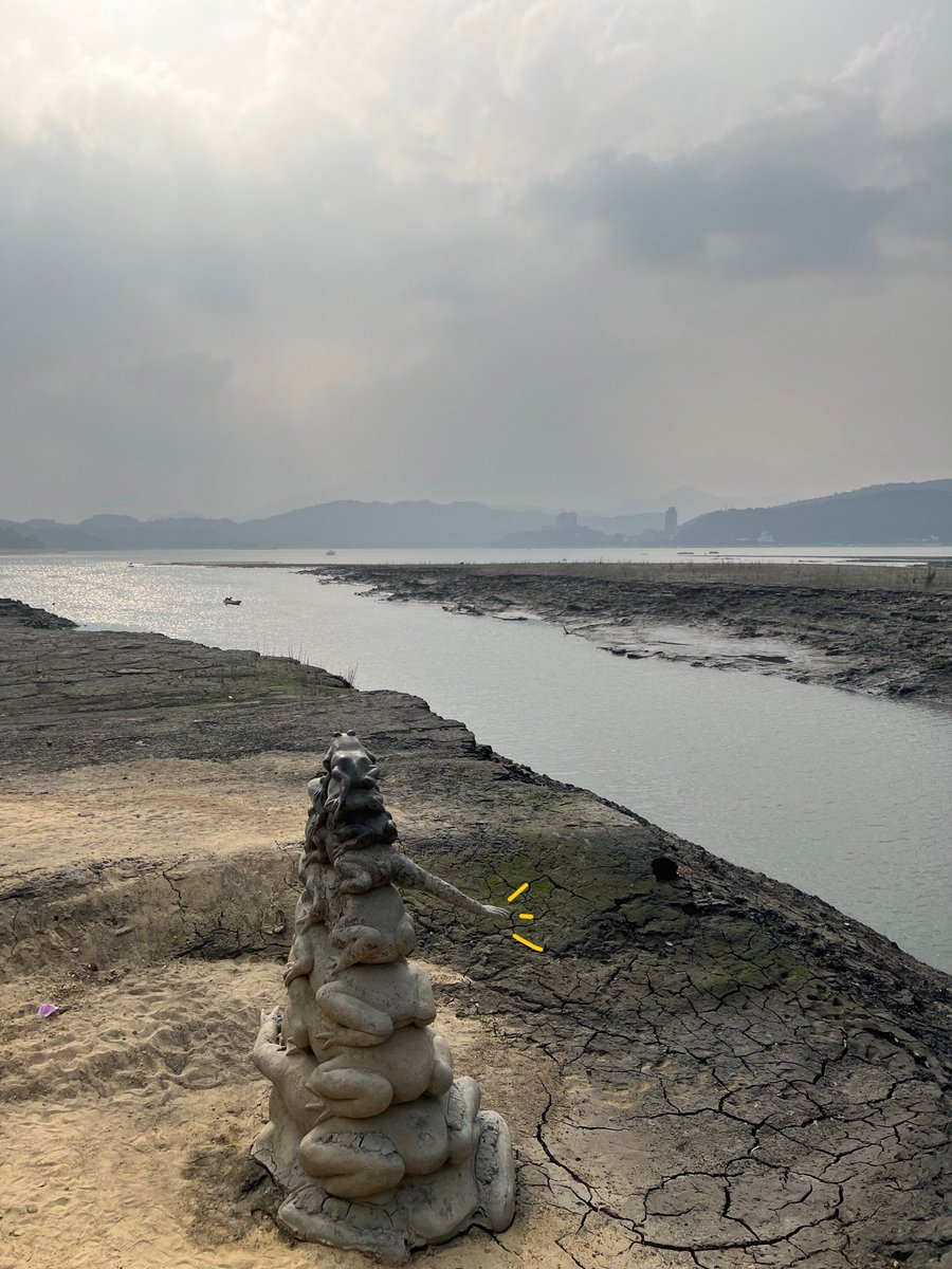 日月潭は本当に水が不足しています😞