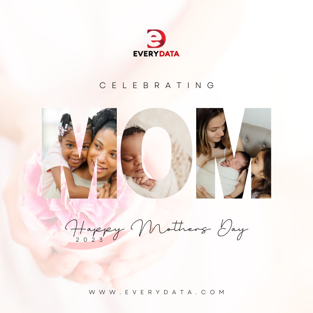EveryDataBB's tweet image. Wishing all moms, moms-to-be, mothers-in-law, grandmothers, stepmoms and mother figures a very Happy Mother&apos;s Day! #everydata #everydatagroup #everydatajamaica #everydataguyana #everydatabarbados #everydataeccu #creditbureau #morethanacreditbureau #bigdata #dataanalytics