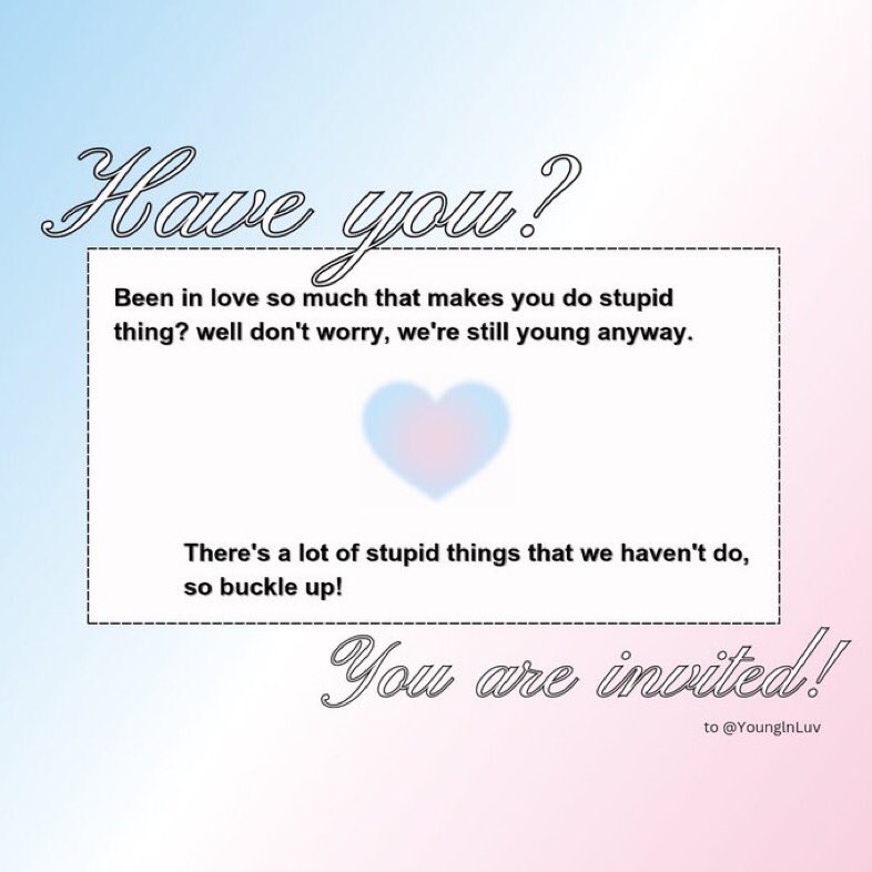 Absen yang do the stupid things when you're in love. Dicheck yuk!