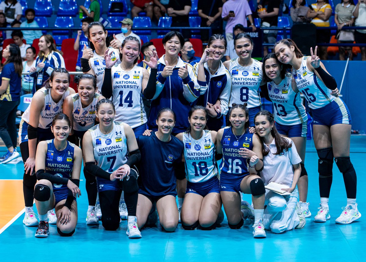 Thank you for representing and fighting for the blue and gold, nu lady bulldogs!!! yall did great this szn!! kayo pa rin pipiliin at patuloy pa rin maniniwala ✊🥈

#UAAPSeason85 #TuloyLangNU