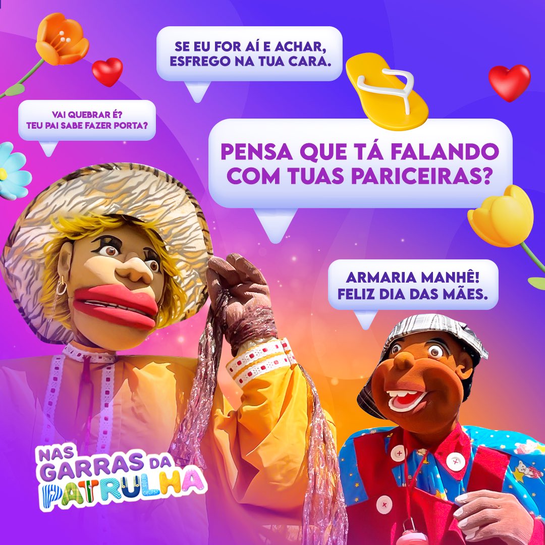 Feliz dia para todas as mamães do Brasil 🫶🏽

#nasgarrasdapatrulha #DiaDasMães