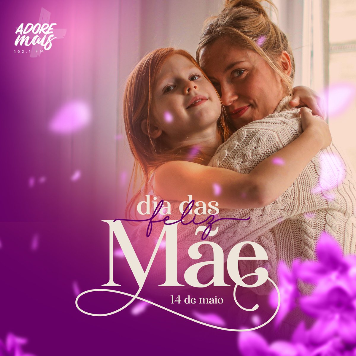 Feliz dia das Mães! 💜🔥

"Seus filhos se levantam e a elogiam, seu marido também a elogia, dizendo: 'Muitas mulheres são exemplares, mas você a todas supera'". - Provérbios 31:28-29

#adoremaisfm #adoremais #rádio #diadasmaes