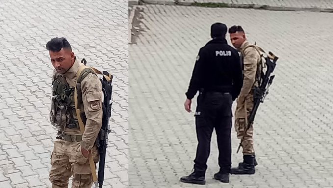LogHaber's tweet photo. Ağrı'nın Diyadin ilçesinde uzun namlulu silahla okula giren korucu Yeşil Sol Partili görevlilerin itirazıyla dışarı çıkartıldı. https://t.co/oh2q4cVb7R