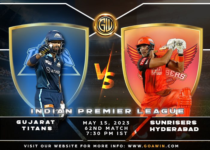gocricketlovers's tweet photo. MATCH 6️⃣2️⃣-Gujarat Titans can make a couple of changes for their upcoming match against Sunrisers Hyderabad. GT are almost confirmed to qualify and are looking to secure one of the top two spots.😎🧐
Stay hooked to this space for all the latest match🪝
#GoAWin #match62 #ipl2023 https://t.co/0XSq4eROB3